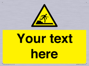 Custom warning Submerged step or steps